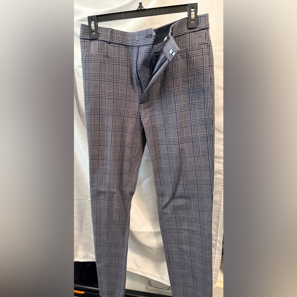 Banana Republic Women's Blue Checkered Pants